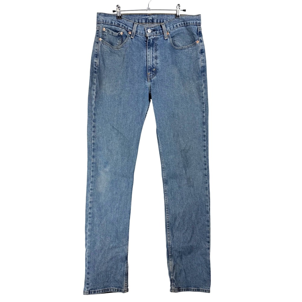 Levis 514 Straight Fit Jeans 34x36 Medium Wash Denim Classic Americana Casual